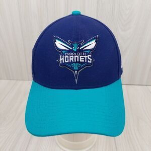 Charlotte Hornets Hat Cap Adidas Strapback Adjustable Teal Purple NBA Basketball